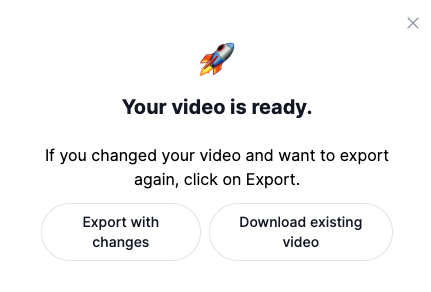 Export Video