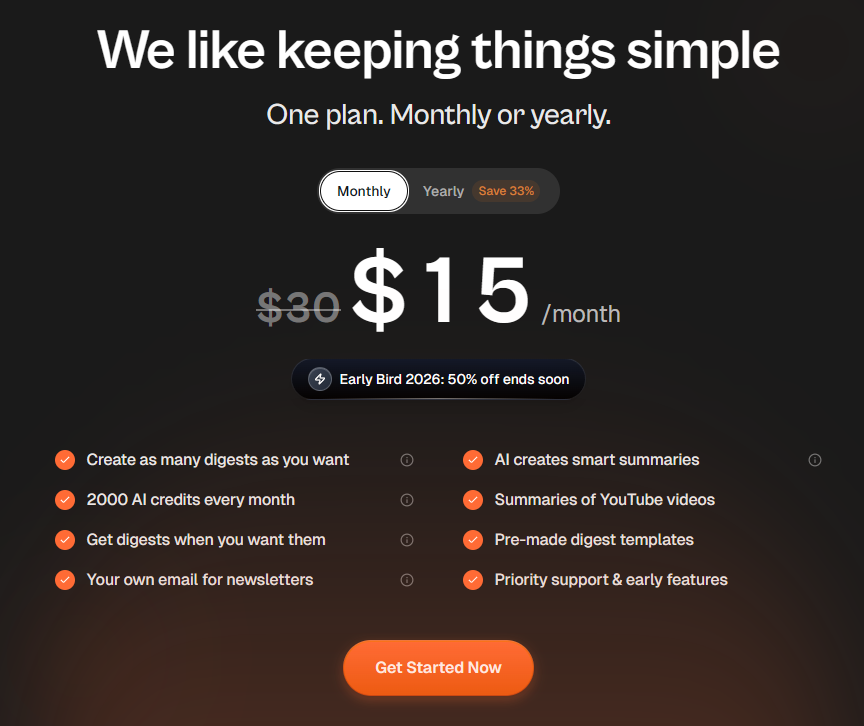Monthly Billing