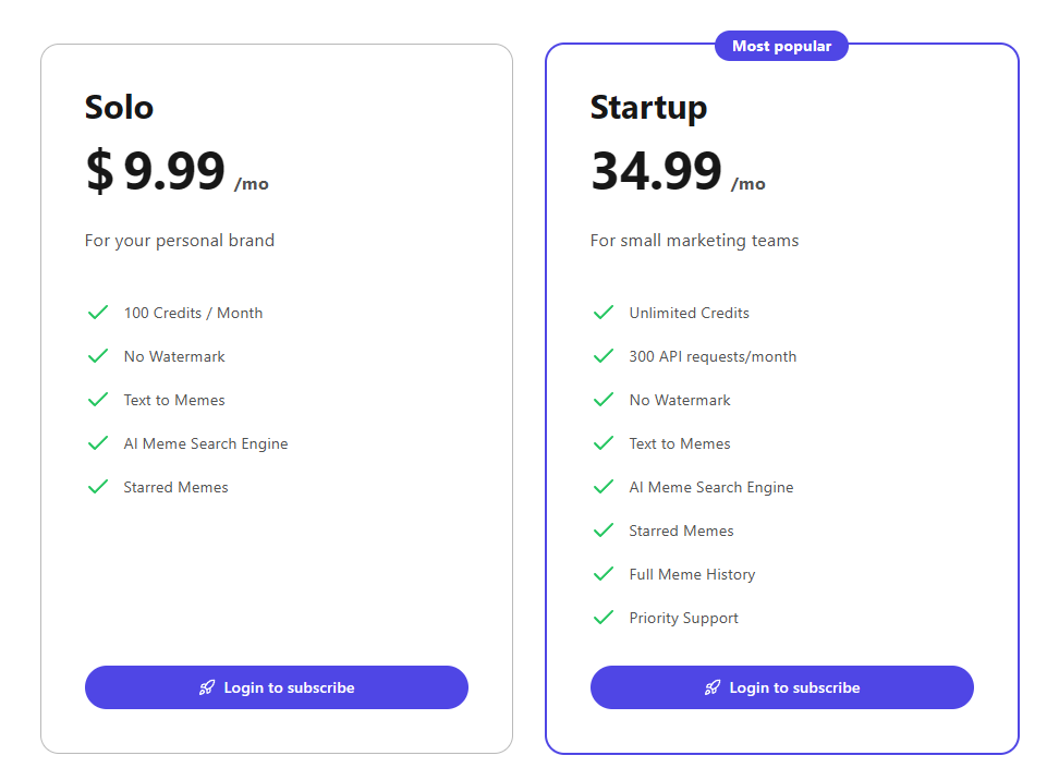 Monthly Billing