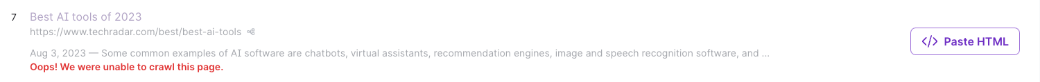 Paste Html