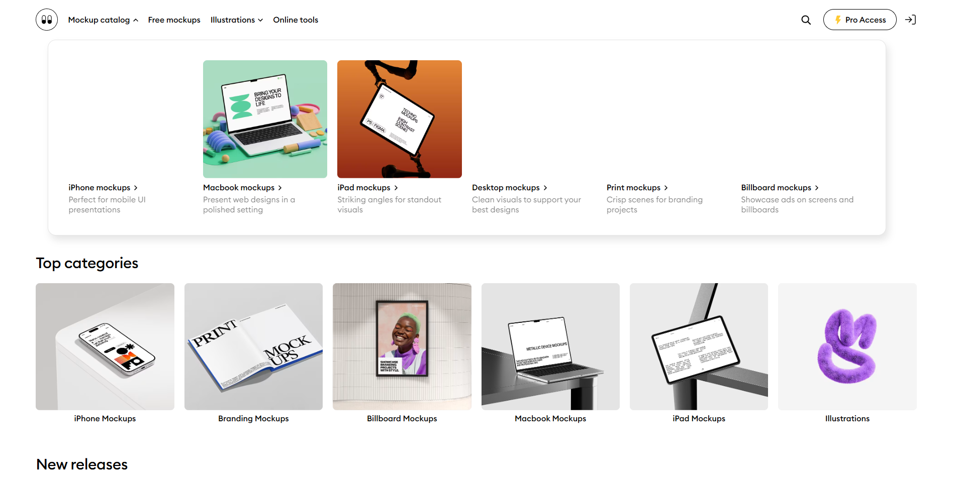 Screenshot of the Wannathis website