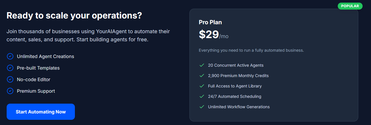 Monthly Billing