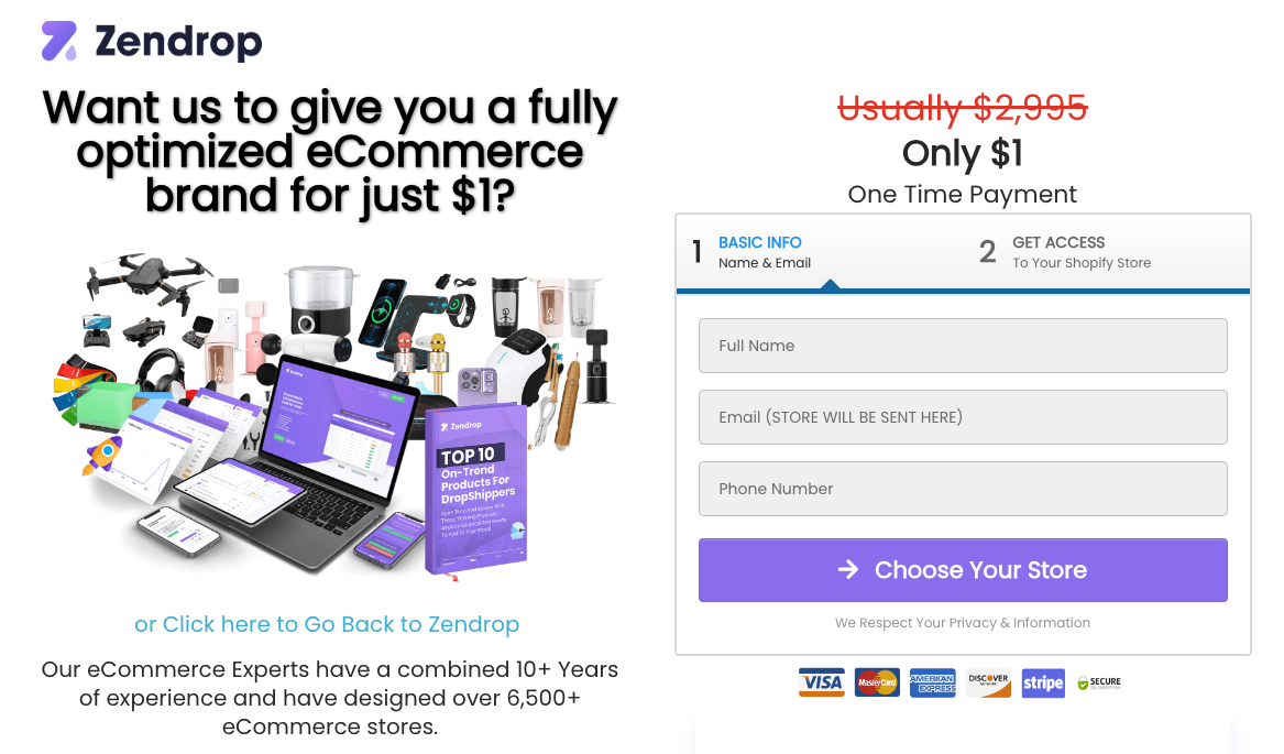 Customized Dropstore