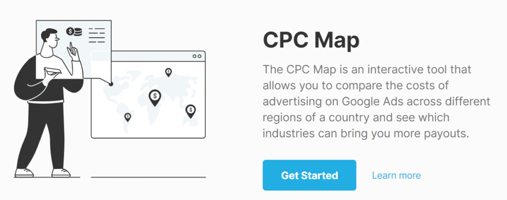 SEMrush CPC Map