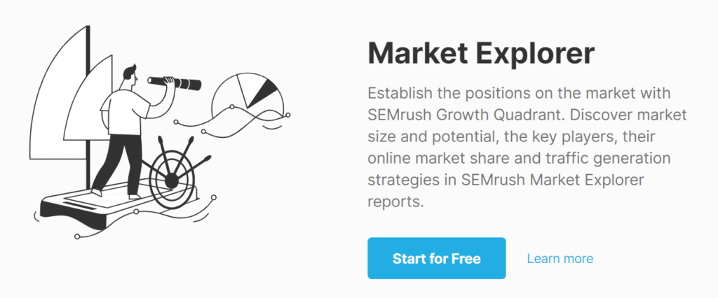 SEMrush Market Explorer