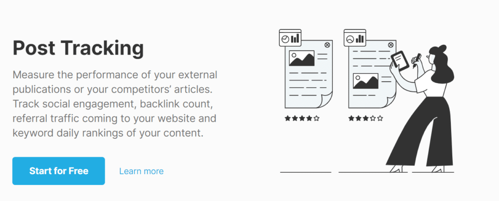 SEMrush Post Tracking